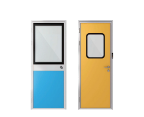 Two cleanroom door styles